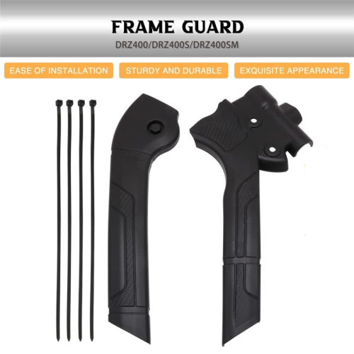 Capa protetora de quadro de motocicleta para DRZ400, preta 2
