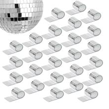 26 PCS Μωσαϊκά πλακάκια καθρέφτη αυτοκόλλητα για χειροτεχνίες DIY