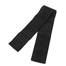 Sangle de menton noire anti-ronflement réglable pour le sommeil