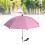 Parasol universel pour poussette rose, 55,5 cm 1