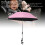 Parasol universel pour poussette rose, 55,5 cm 7