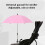 Parasol universel pour poussette rose, 55,5 cm 14