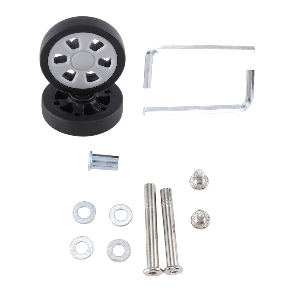 55X12mm Luggage Wheels Replacement Wear PU Caster Suitcase-image-OPC-PJCYGJP-NEW