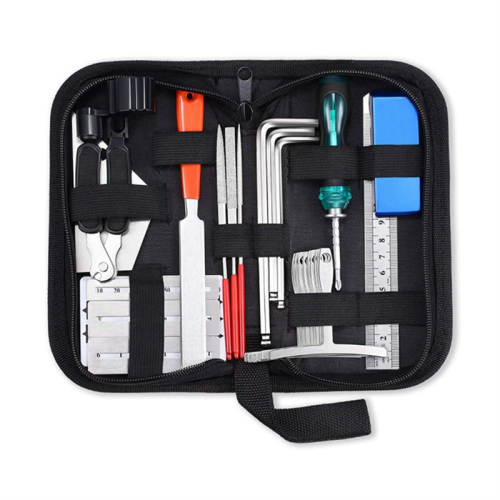 Guitar Repair Tool Kit, String Changing Tool,Measuring Ruler, 25 in 1