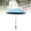 Parasol clipable bleu pour poussette, 55,5 cm 1