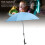 Parasol clipable bleu pour poussette, 55,5 cm 12