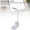 Lampada da tavolo LED bianca piccola touch 15W wireless 8
