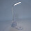 Lampada da tavolo LED bianca piccola touch 15W wireless 12