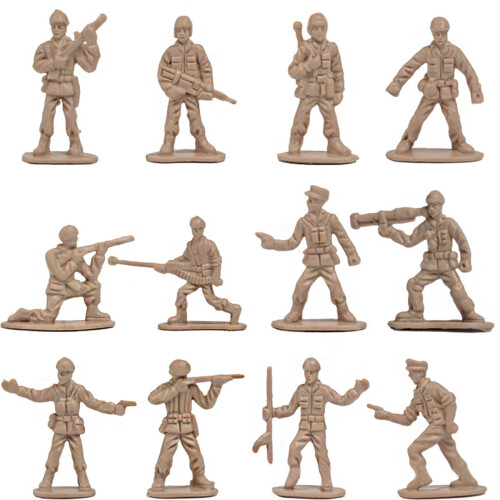 360Pcs/Set 1/72 DIY Simulation Plastic Soldiers Figurine Figures 1