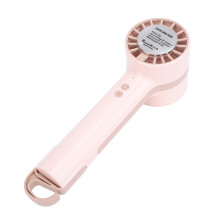 Ventilador portátil de mano rosa 2000mAh 160x52x60mm