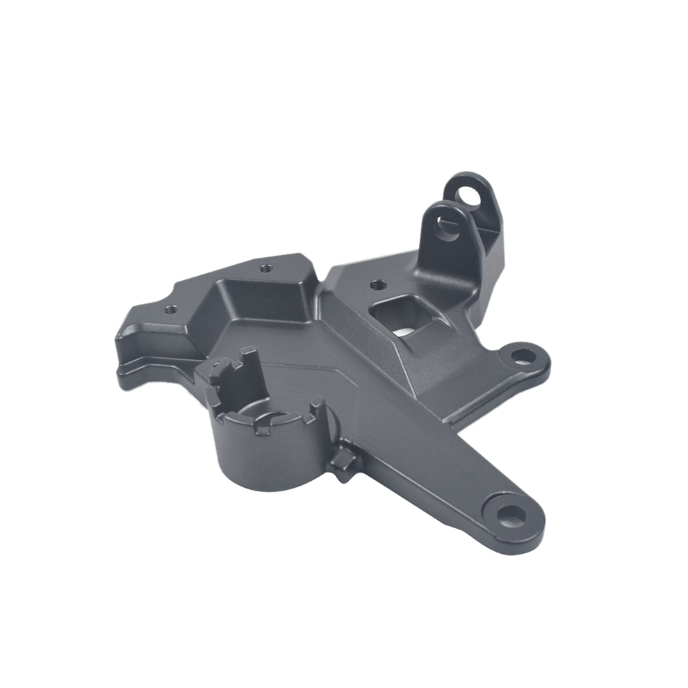 Motorcycle Footrests Foot Pegs Pedal Bracket For (Left) Black 4711242083534