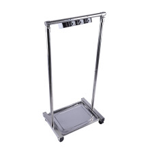 Stainless Steel Mop & Broom Holder Organizer, 3 Slots, 110x41x55cm