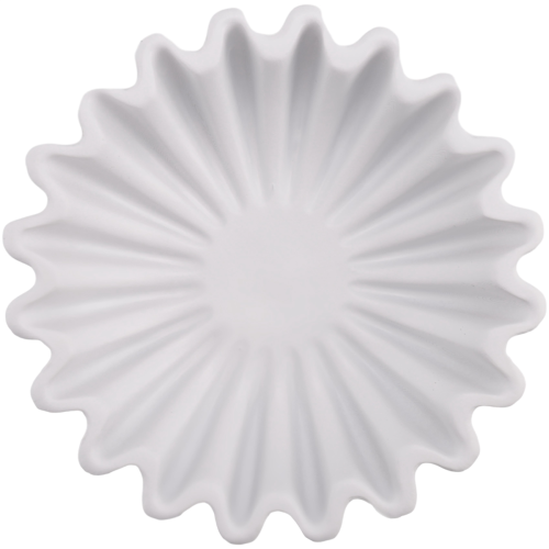 Fluted Ruffle Decorative Bowl -Decor for Living Room Styling, Small-A 2
