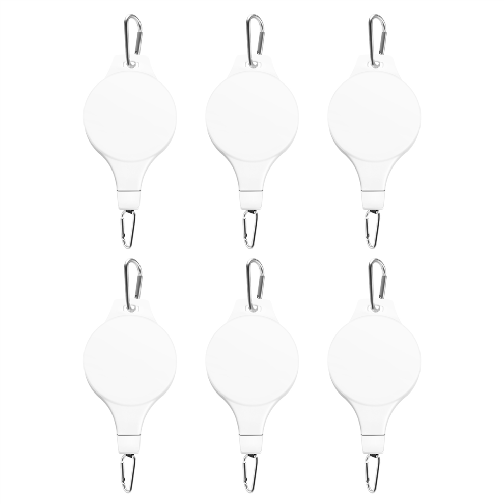 6 Pack Retractable Hanger Reach Plant Pulley Adjustable Height Wheel 4711242089574