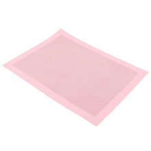 Perforated Baking Mats,2PCS Pink Silicone Mat for Half Sheet
