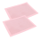 Perforated Baking Mats,2PCS Pink Silicone Mat for Half Sheet 4