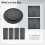 Rotatable Cup and Lid Organizer with 4 Compartments Black 3