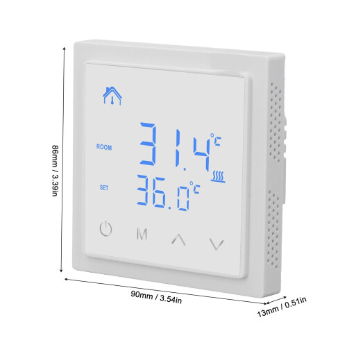 Termostato de suelo 16A 86x90x13mm PCFR 1