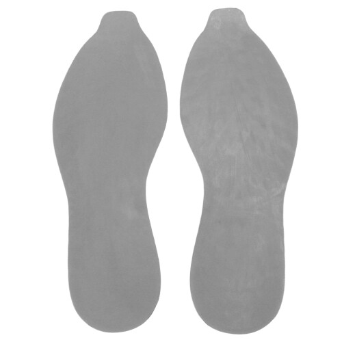 Non Slip Rubber Shoe Sole V Pattern Repair Patch Size 41‑44 Gray 2