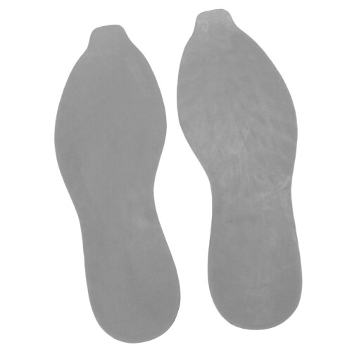 Non Slip Rubber Shoe Sole V Pattern Repair Patch Size 41‑44 Gray
