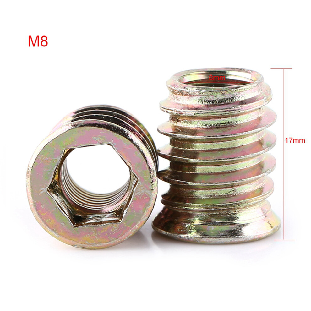 Furniture Fastener M8*17Mm Screw-In Insert Nuts For Easy Repair 4981334491794