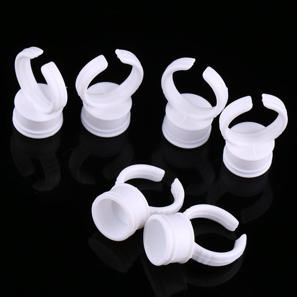100pcs.Medium Tattoo Ink Ring Cups - Permanent Pigment Holders