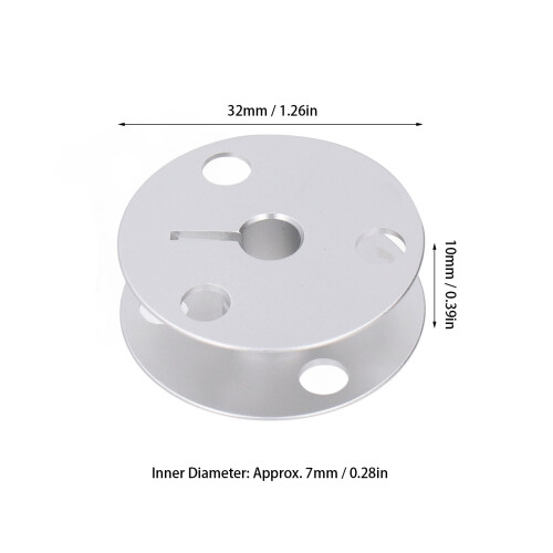 Bobine en acier inoxydable 32mm 10mm Ø7 401-66228 Robuste 1