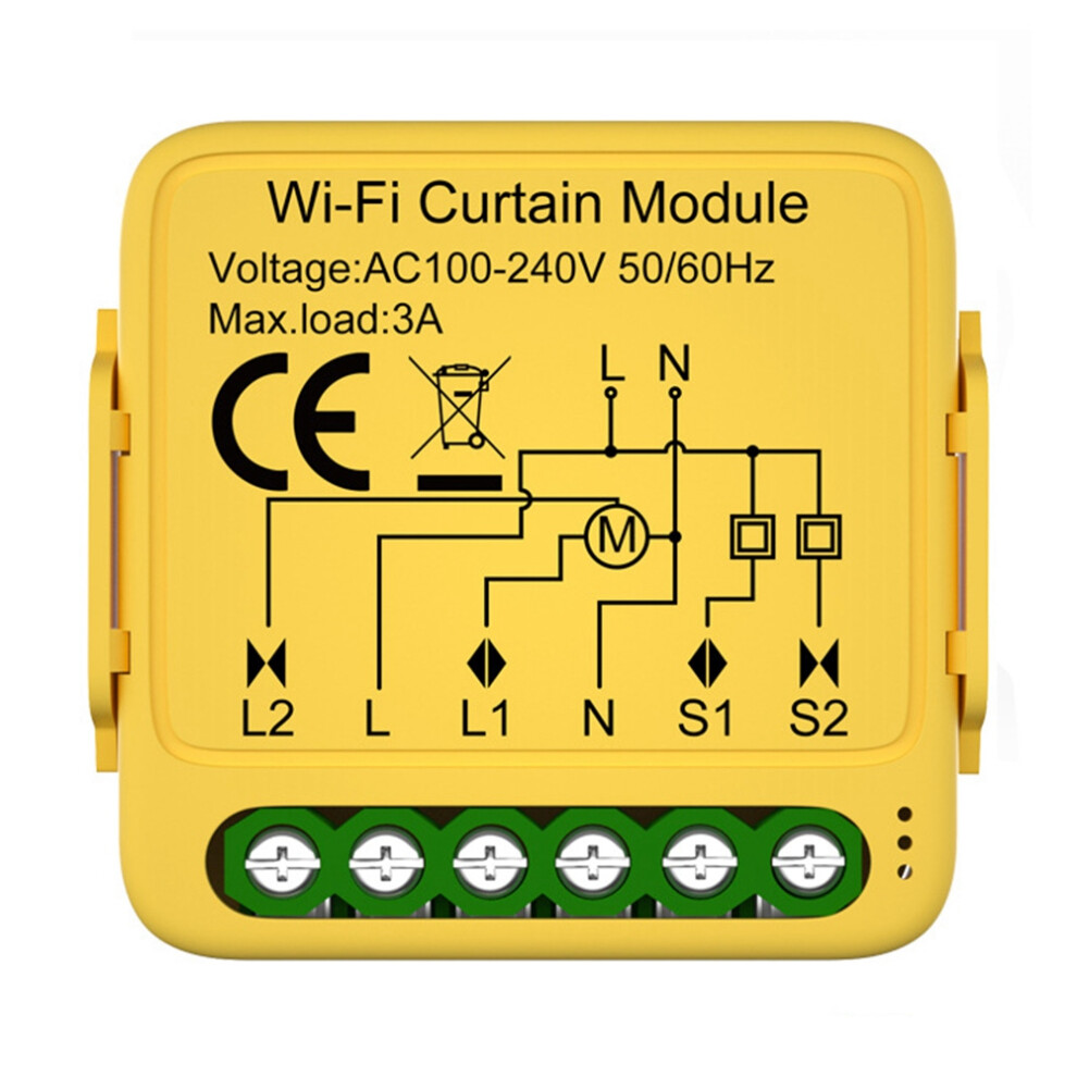 Tuya Wifi Curtain Switch Module Connected Roller Shutters Motor 4711242095780