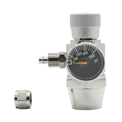 Ρυθμιστής CO2 2000psi Μανόμετρο για Σωλήνα Αναρρόφησης 6mm 5/8-18UNF 1