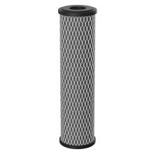 Filtro de água de carbono de 1 peça, filtro de sabor e odor de sedimentos de carbono de 10 polegadas