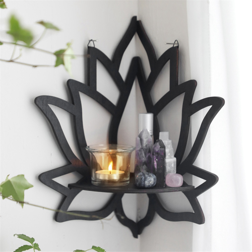 Wall Mount Floating Shelf Decorative Flower Plant Display Shelf 1