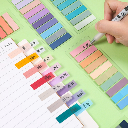 7400 Sheets Transparent Sticky Notes Self-Adhesive Book Marker 2