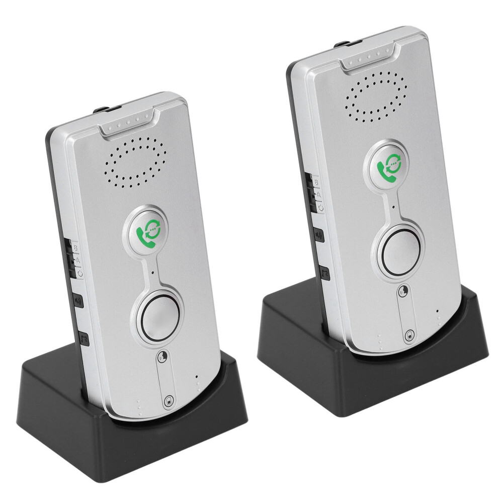 Wireless Intercom 1000M Range 2-Way Communication Pager Silver 4931334498620