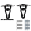 1700lbs Heavy Duty Hammock Hooks,2X M10 Stainless Eye Hooks 3