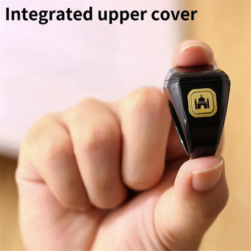 Smart Ring Bluetooth Electronic Finger Counter Reminder 18mm Black 2