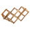 Foldable Wooden Wine Rack Storage for 6 Bottles – Carbonized Finish 6