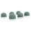 24 pezzi Portaspugne floreali mini 5x4,1 cm Verde 7