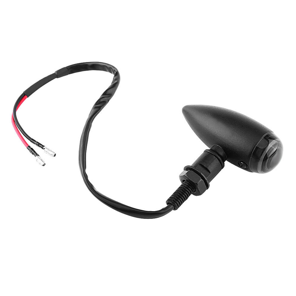 Motorcycle Bullet Turn Signal Lamps 12V Super Bright Amber/Black 5061334504249