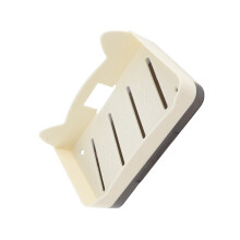 Beige Seifenhalter ohne Löcher 5,5 8,5 13,5 cm 30 g