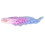 2 pezzi parrucche per bambole a gradiente rosa viola blu 25cm ricce 12