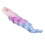 2 pezzi parrucche per bambole a gradiente rosa viola blu 25cm ricce 7