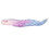 2 pezzi parrucche per bambole a gradiente rosa viola blu 25cm ricce 9
