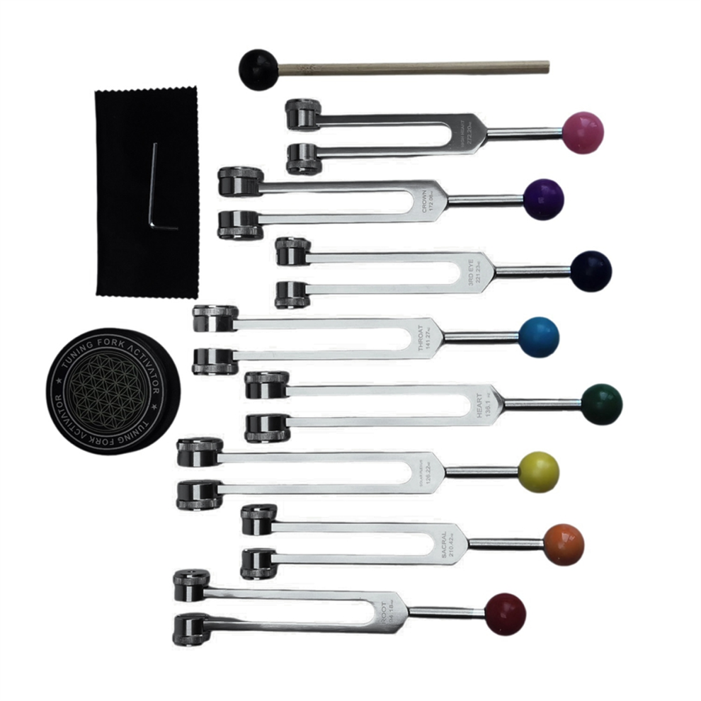 NeznaäKovã© Tuning Forks With Tuning Fork Activator For Healing
