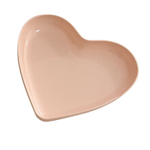 Heart Shape Plastic Serving Platter – Easy Clean, Versatile Kitchen Dinnerware