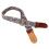 Ukulele Shoulder Strap Adjustable Nylon Leather Ethnic Style for Musicians 70cm 14