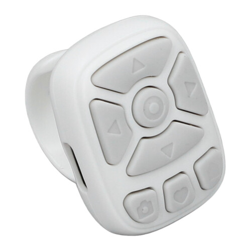 Fingertip Scroll Ring 50mAh, kompakt weiß