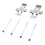 MBA1296 Edelstahl-Vorderer Scheibenbremssattel-Kit 406 14