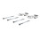 MBA1296 Edelstahl-Vorderer Scheibenbremssattel-Kit 406 5