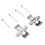 MBA1296 Edelstahl-Vorderer Scheibenbremssattel-Kit 406 3