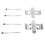 MBA1296 Edelstahl-Vorderer Scheibenbremssattel-Kit 406 9